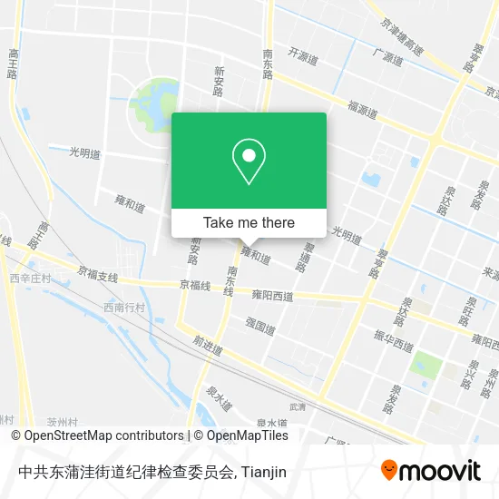 中共东蒲洼街道纪律检查委员会 map