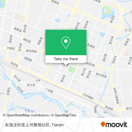 东蒲洼街道上河雅颂社区 map