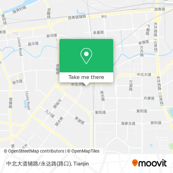 中北大道辅路/永达路(路口) map