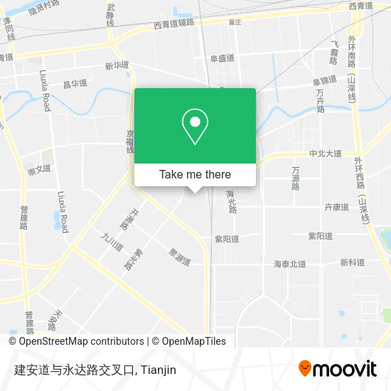 建安道与永达路交叉口 map