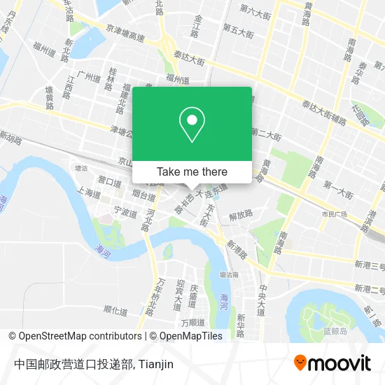 中国邮政营道口投递部 map