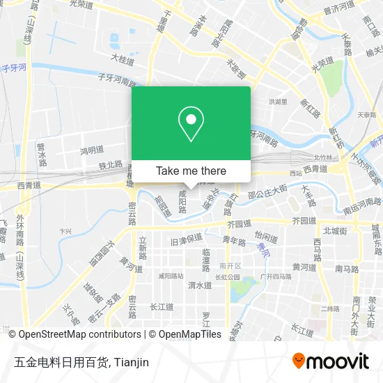 五金电料日用百货 map