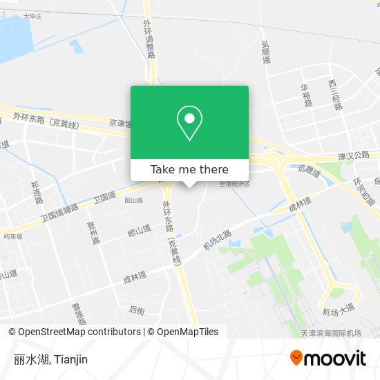 丽水湖 map