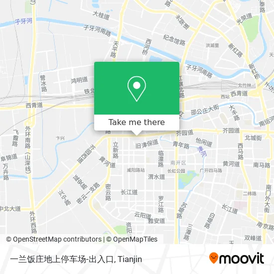 一兰饭庄地上停车场-出入口 map