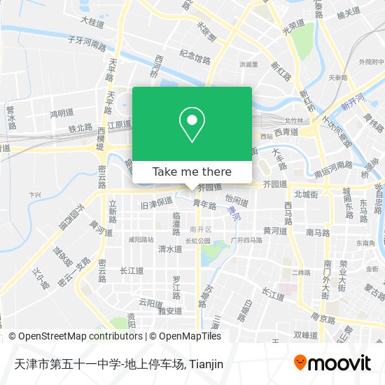 天津市第五十一中学-地上停车场 map