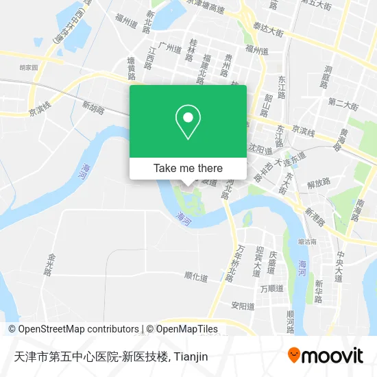 天津市第五中心医院-新医技楼 map