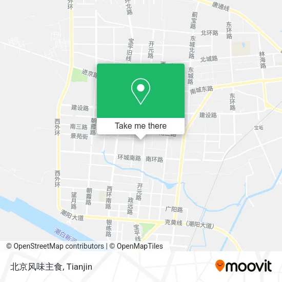 北京风味主食 map