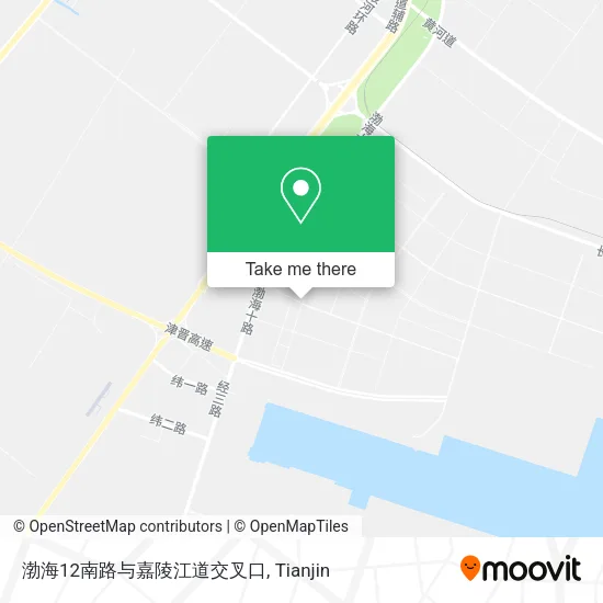 渤海12南路与嘉陵江道交叉口 map