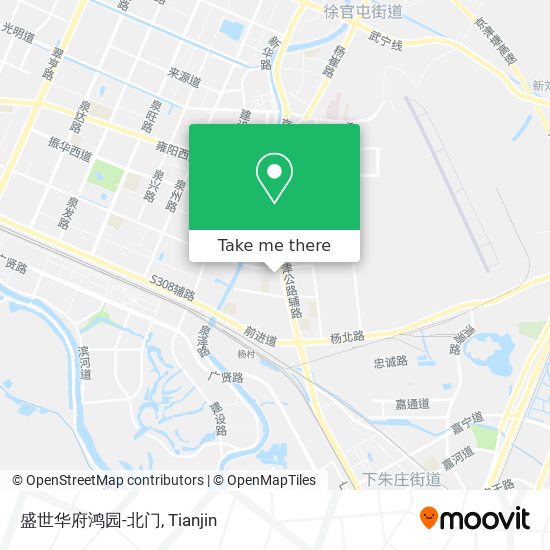 盛世华府鸿园-北门 map