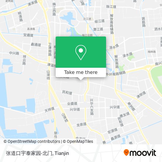 张道口宇泰家园-北门 map
