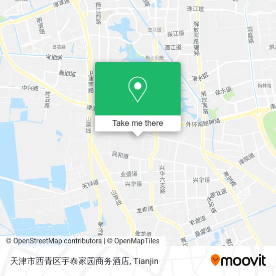 天津市西青区宇泰家园商务酒店 map