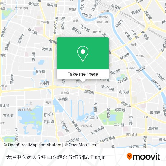 天津中医药大学中西医结合骨伤学院 map
