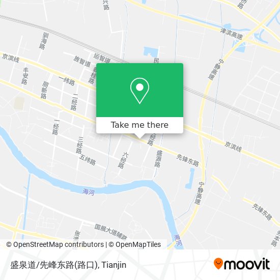 盛泉道/先峰东路(路口) map