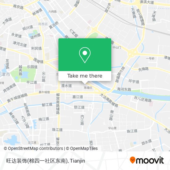 旺达装饰(棉四一社区东南) map