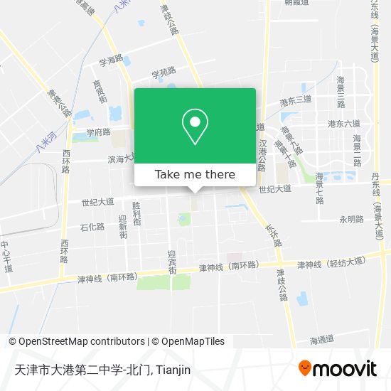 天津市大港第二中学-北门 map