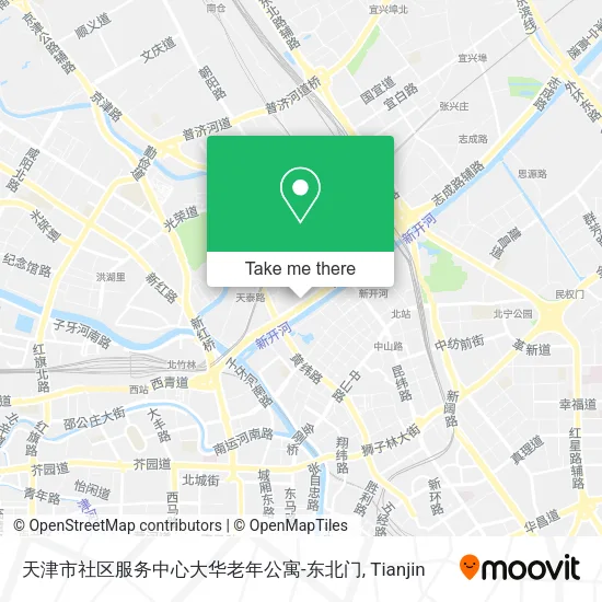 天津市社区服务中心大华老年公寓-东北门 map