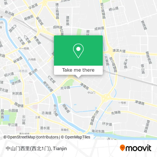 中山门西里(西北1门) map