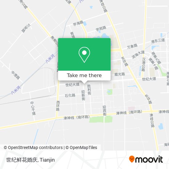 世纪鲜花婚庆 map