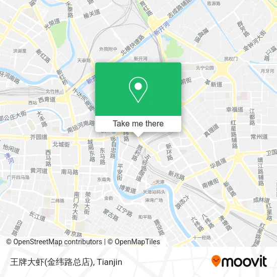 王牌大虾(金纬路总店) map