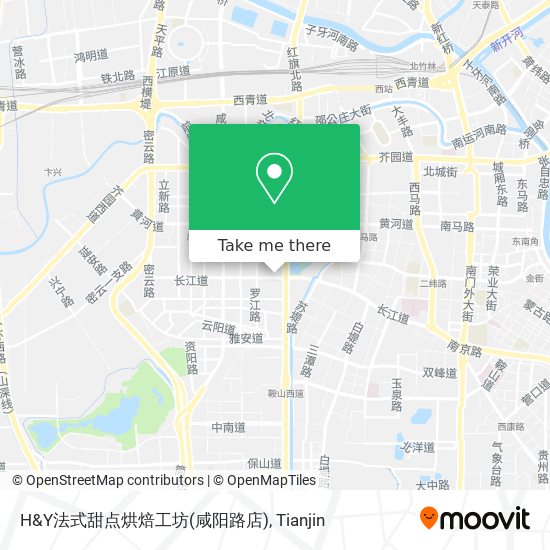 H&Y法式甜点烘焙工坊(咸阳路店) map