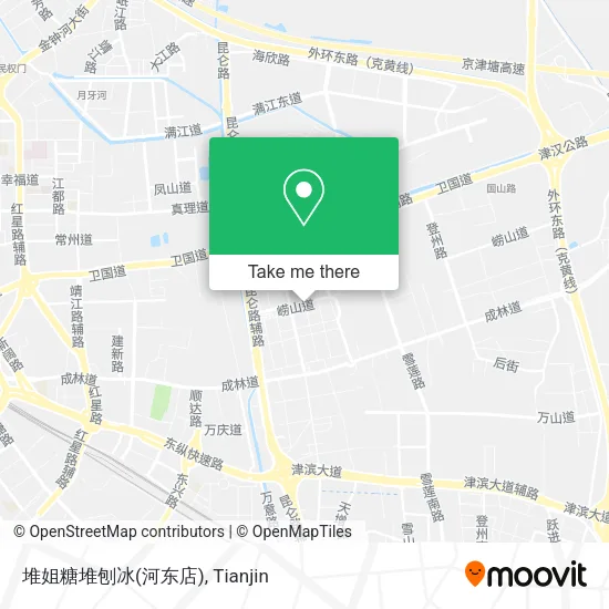 堆姐糖堆刨冰(河东店) map