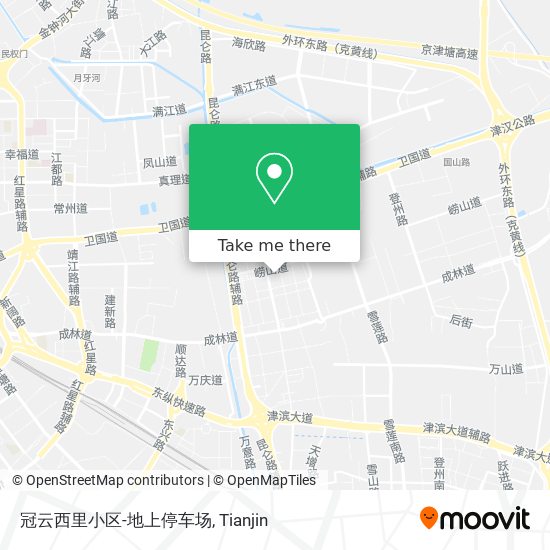 冠云西里小区-地上停车场 map