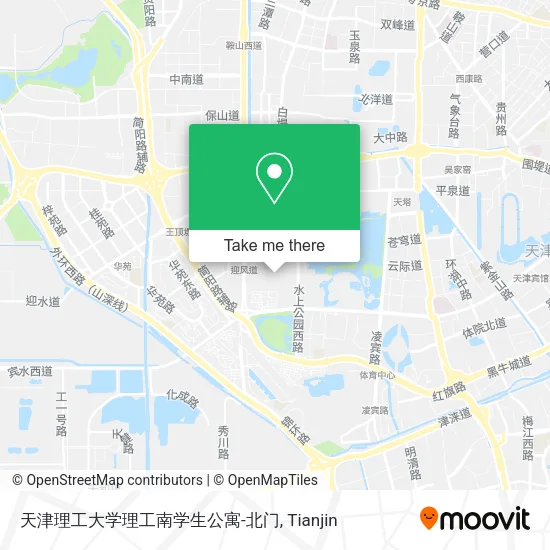 天津理工大学理工南学生公寓-北门 map
