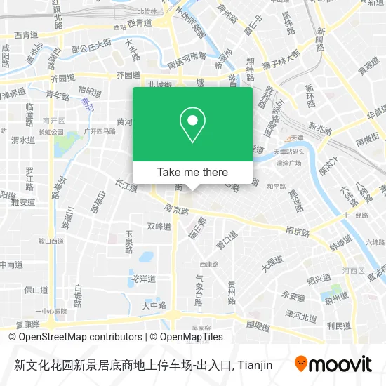 新文化花园新景居底商地上停车场-出入口 map