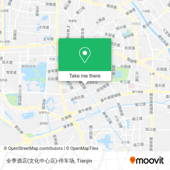 全季酒店(文化中心店)-停车场 map