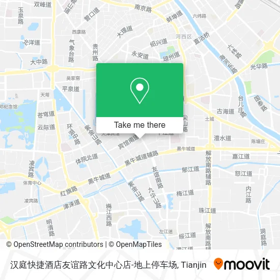 汉庭快捷酒店友谊路文化中心店-地上停车场 map
