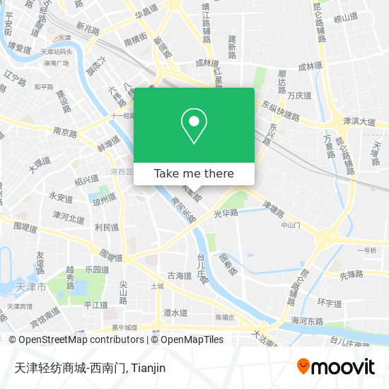 天津轻纺商城-西南门 map