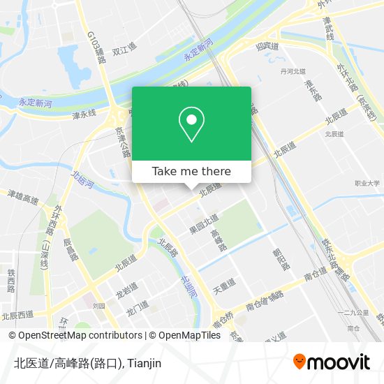 北医道/高峰路(路口) map