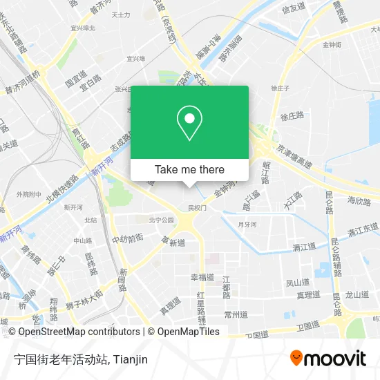 宁国街老年活动站 map