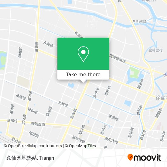 逸仙园地热站 map