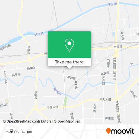 三星路 map