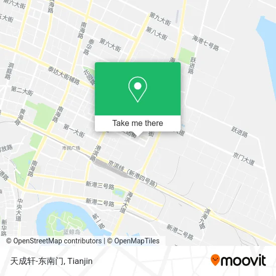 天成轩-东南门 map