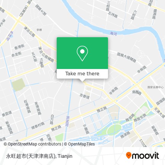 永旺超市(天津津南店) map