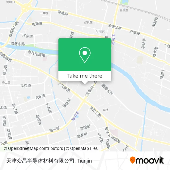 天津众晶半导体材料有限公司 map