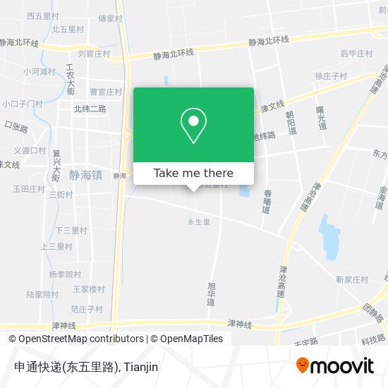 申通快递(东五里路) map