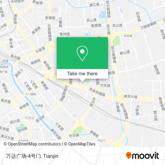 万达广场-4号门 map