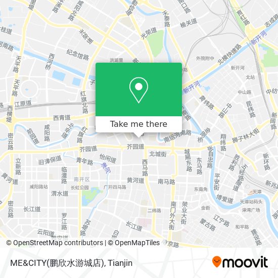 ME&CITY(鹏欣水游城店) map