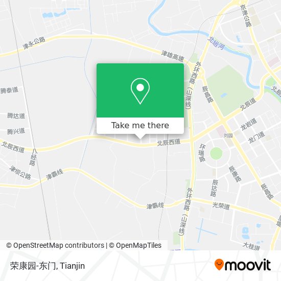 荣康园-东门 map
