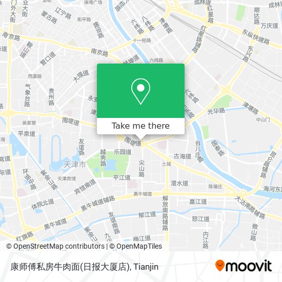 康师傅私房牛肉面(日报大厦店) map