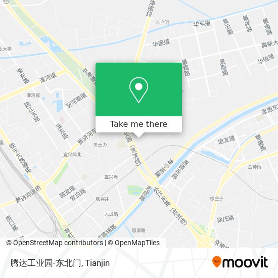 腾达工业园-东北门 map