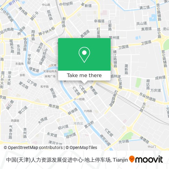 中国(天津)人力资源发展促进中心-地上停车场 map