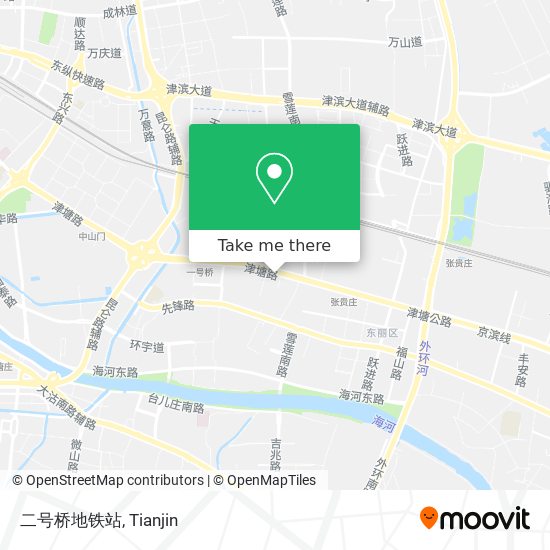 二号桥地铁站 map
