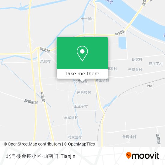 北肖楼金钰小区-西南门 map