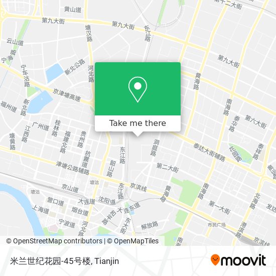 米兰世纪花园-45号楼 map