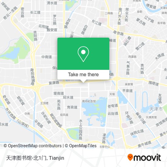 天津图书馆-北1门 map