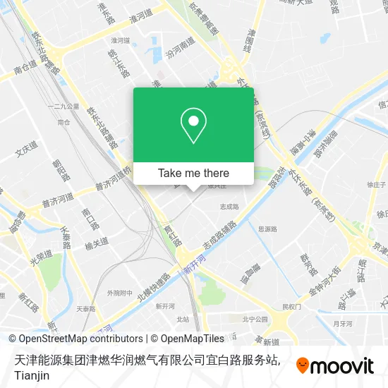天津能源集团津燃华润燃气有限公司宜白路服务站 map